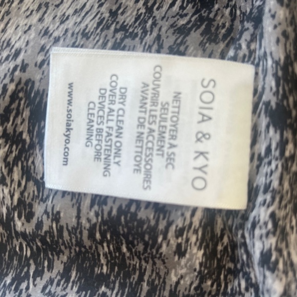 Soia & Kyo Sonny Navy slim-Fit Radiant Coat with Hood - Picture 5 of 5